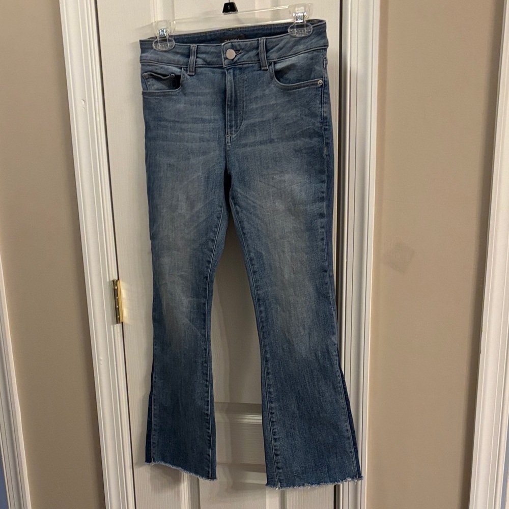 NWOT DL1961 Flare Wide Leg Jeans in Faded Blue size 26